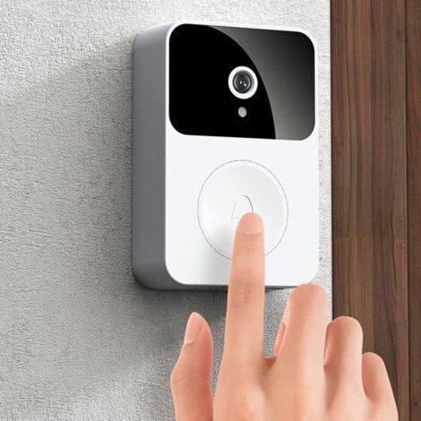Videocitofono X9, telecomando intelligente, campanello visivo intelligente con cambio di voce, visione notturna HD, acquisizione automatica, archiviazione cloud.