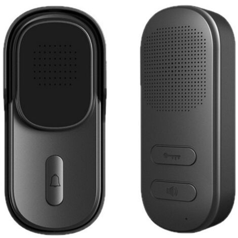 Videophone intelligent avec caméra de sécurité, sonnette vidéo à déverrouillage instantané et interphone bidirectionnel pour surveillance domestique.