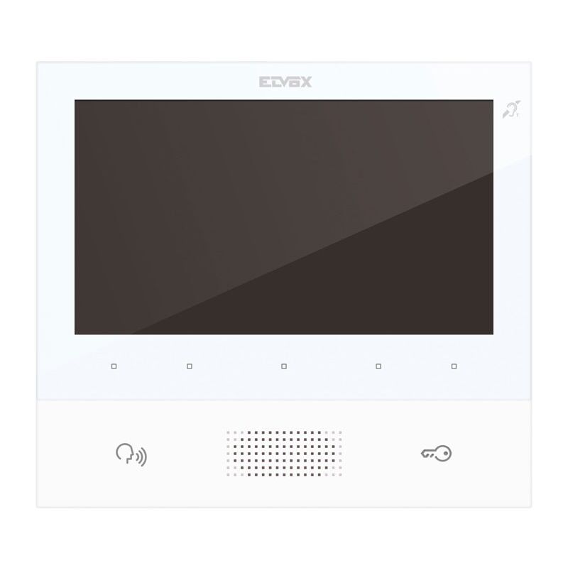 Vidéophone Vimar Elvox TAB 7 2-Fils avec haut-parleur blanc 40505