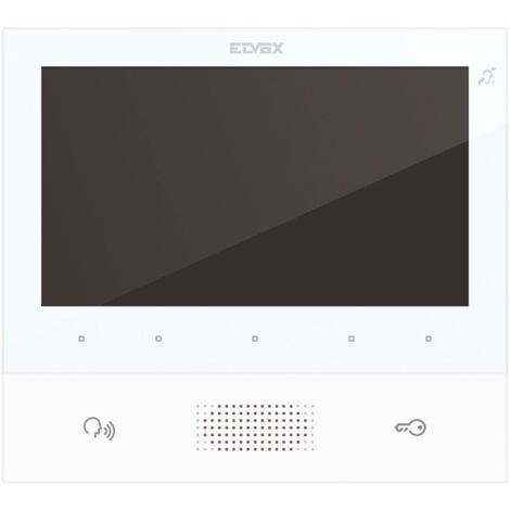 Vidéophone Vimar Elvox TAB 7 2-Fils avec haut-parleur blanc 40505