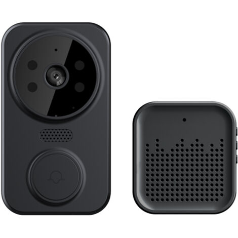 Videoportero inalámbrico inteligente HD, cámara PIR, detección de movimiento, alarma IR, timbre de seguridad, intercomunicador Wi-Fi para casas y apartamentos, aplicación: ulooka
