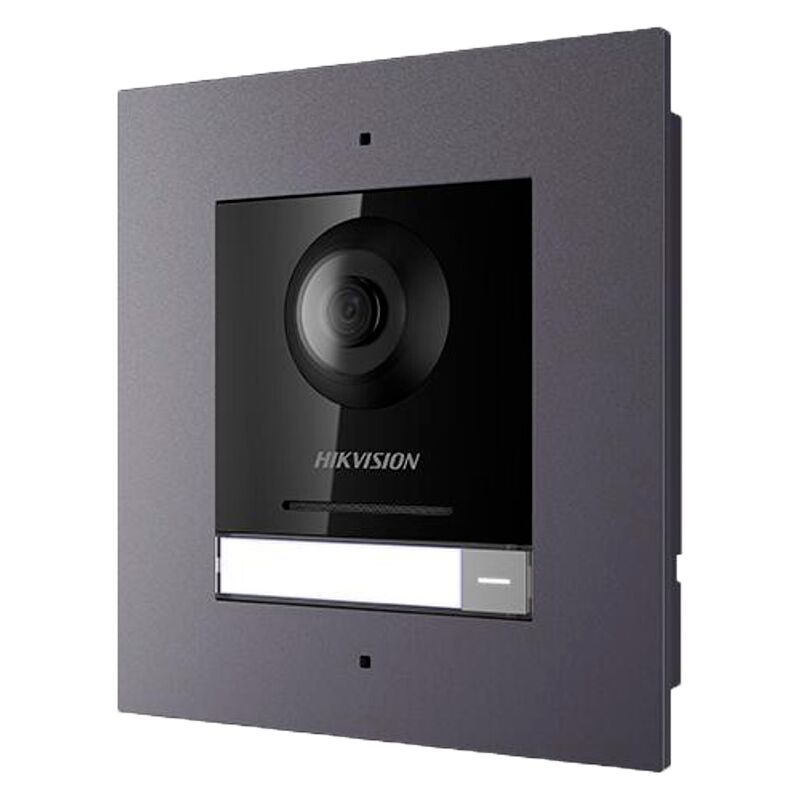 Hikvision - Videoportero ip - Cámara 2 Mpx - Audio bidireccional - App móvil a través de monitor - Apto para exterior IP65 - Montaje modular
