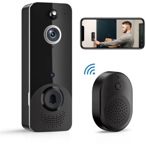 Videoportero WiFi  Vigilancia de entrada  Detección humana, Visión nocturna, Detección en la nube  Hogares, Propietarios