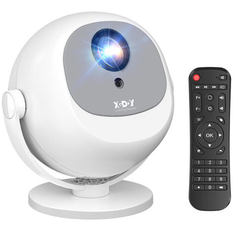 Vidéoprojecteur Android 11 Smart 4K 300 Lumen Mise au point motorisée et correction automatique WiFi 6 Bluetooth 5.4 Pour Cinéma Maison