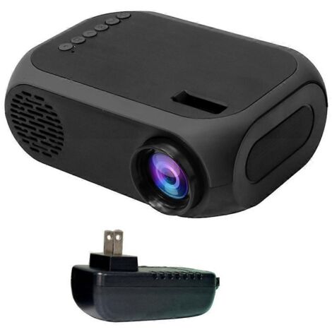 Vidéoprojecteur LCD TFT, résolution physique 320 x 240, mise au point manuelle, prise américaine, noir (États-Unis)