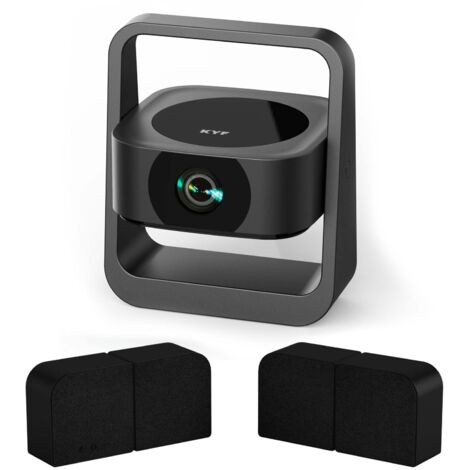 Vidéoprojecteur Pliable et Compact Android 13 Full HD + Mur d’Enceintes Bluetooth Modulables 20W