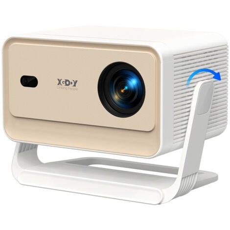 XGODY Vidéoprojecteurs certifié Netflix 700ANSI - Projecteur FHD 1080P natif, luminosité à 3 niveaux, assistance vocale, mise au point automatique, Wi-Fi 6 et Bluetooth 5.4, pour chambre