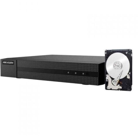 Videoregistratore DVR Hikvision 4 canali 5in1 2 megapixel p2p cloud 500gB