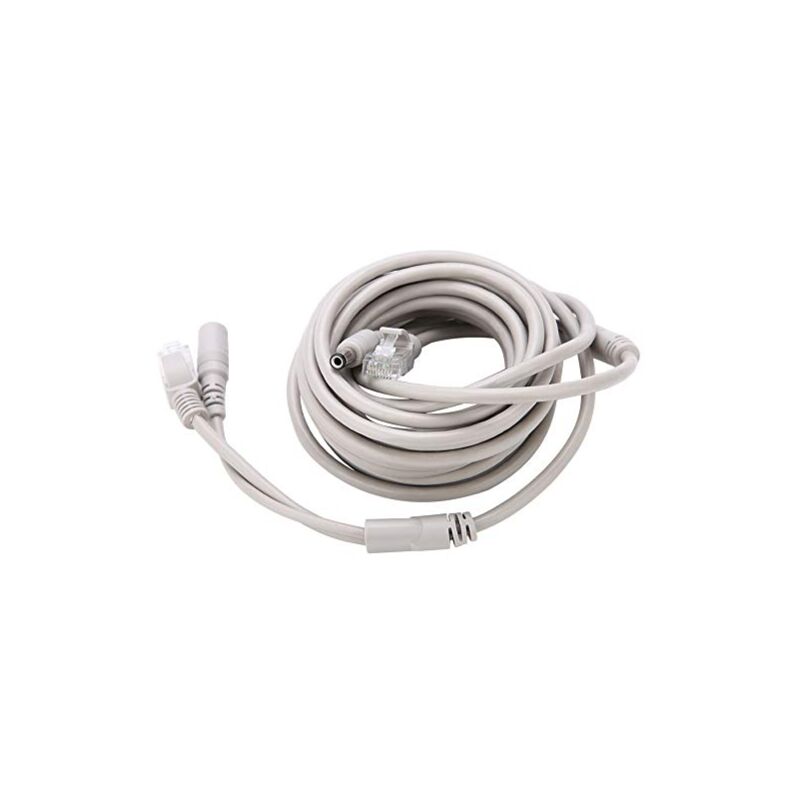 Vidéosurveillance 5m/10m/15m/20m, Câble D'alimentation Vidéo Ahd Pour Système De Surveillance De Caméra De Sécurité Cctv, Câble De Chat Pour Caméras