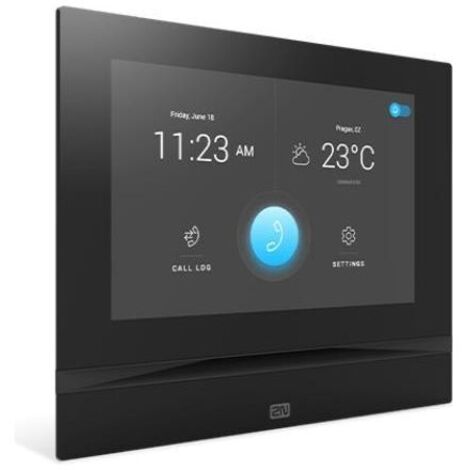 Videotelefon-System - 2N Telekommunikation - Innenansicht Schwarz - 1024 x 600 Pixel - Verkabelt - Schwarz