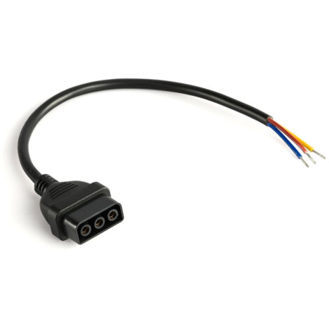 Videx Linear spina alimentazione per lampade 30cm nera