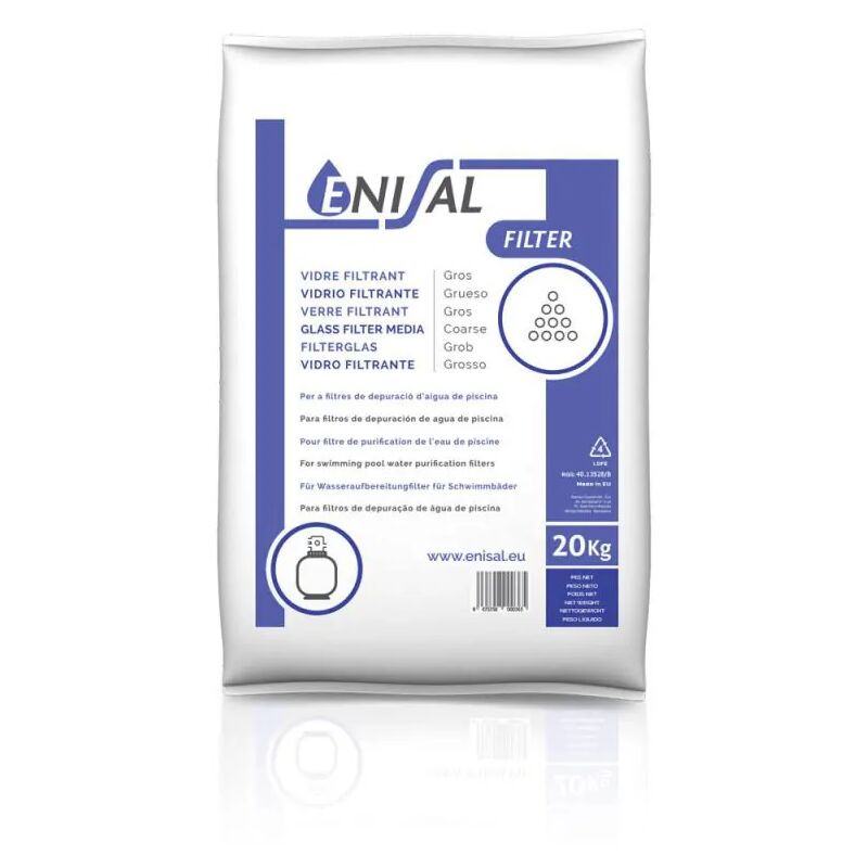 

Vidrio Grueso Para Filtro De Piscina 20 Kg