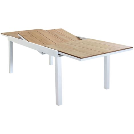 VIDUUS - tavolo da giardino allungabile in alluminio e polywood