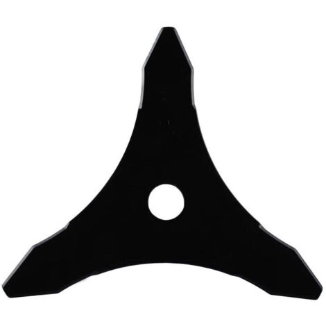 Vie Lame de déoussailleuse à trois dents, Tranchant de 255 mm, Alésage : 25,4 mm