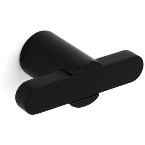 VIEFE pomo fusion. zamak. negro cepillado. longitud 58mm - viefe