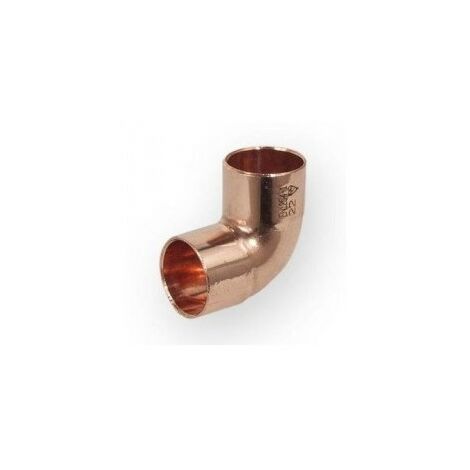 Viega 100452 Coude cuivre FF 90° petit rayon - 18mm