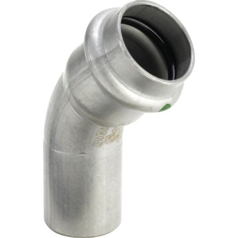 VIEGA 2326.1 Curva 45° Maschio/Femmina Ø22 In Inox A Pressare - 435400