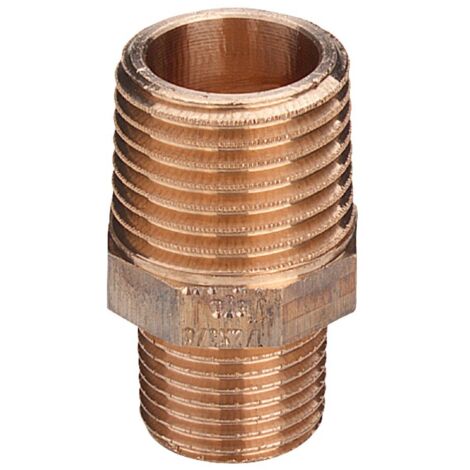 VIEGA 3245 Raccordo Nipple Ridotto Ø2"Maschio x1.1/4"Maschio Bronzo - 320270