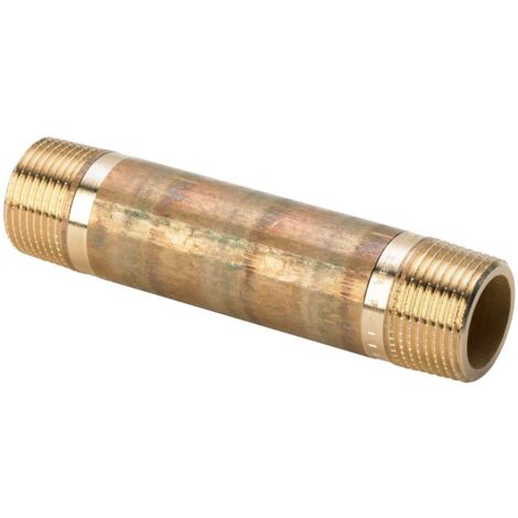 VIEGA 3530 Barilotto Maschio/Maschio Ø1"XL.80mm Bronzo Lucido - 267261