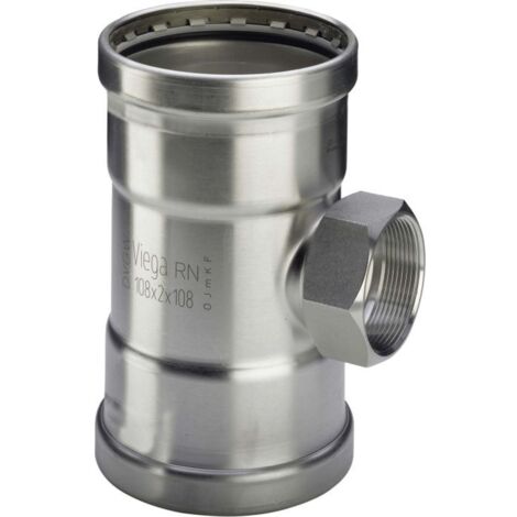 VIEGA 482886 Té en T Sanpress Inox XL 2317.2XL