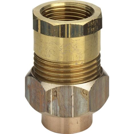 VIEGA 94340G Bocchettone Diritto Fr Ø22X1"Femmina In Bronzo A Saldare - 105310