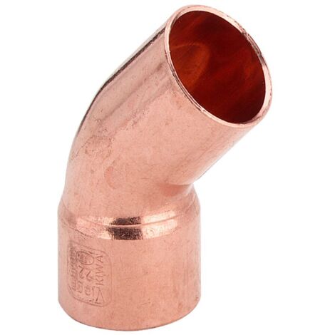 VIEGA 95040 Curva 45° Maschio/Femmina Ø10 In Rame A Saldare - 109325