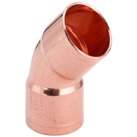 VIEGA 95041 Curva 45° Femmina/Femmina Ø10 In Rame A Saldare - 110420
