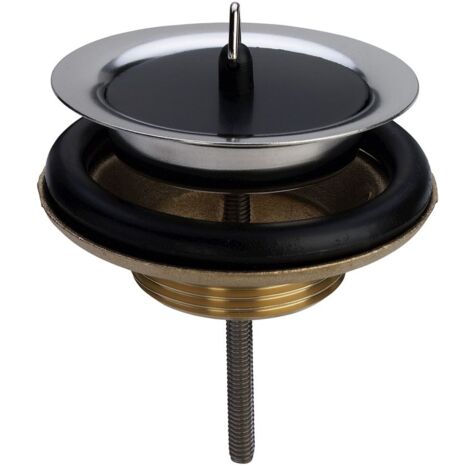 Viega Ablaufventil 7122 in G2 x 80mm Messing