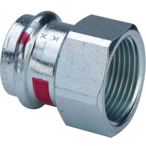 Viega Adaptateur Prestabo 559557 15 mm x Rp 1/2, acier non allié, SC-Contur, polygonal