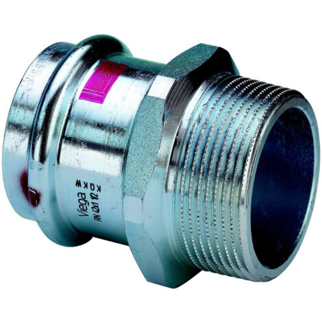 Viega Adaptateur Prestabo 588663 54 mm x R 2, acier non allié, SC-Contur, polygonal
