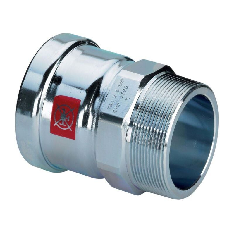 Adaptateur Prestabo 629960 64 mm x r 2 1/2, acier non allié, SC-Contur, polygonal - Viega