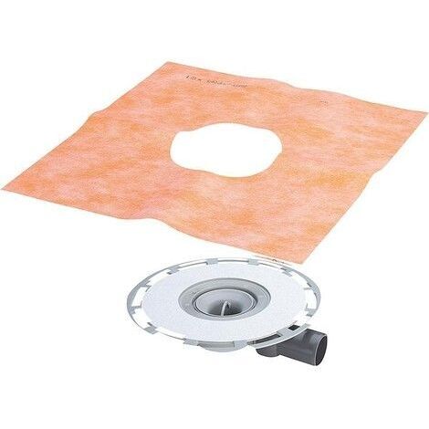 Viega Advantix siphon de sol modèle plat plastique o50mm avec siphon amovible