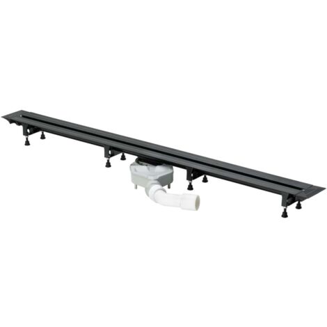 Viega Advantix Vario - Canaleta de ducha 30-120 cm, negro 721671