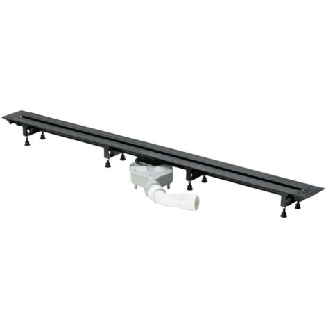 Viega Advantix Vario - Canalina doccia 30-120 cm, nero 721671
