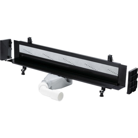 Viega Advantix Vario - Duschrinne 30-120 cm, zum Wandeinbau, schwarz 736736