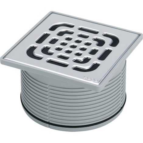 Viega Aufsatz 4922.5 nicht verschraubt in 150x150mm Kunststoff grau