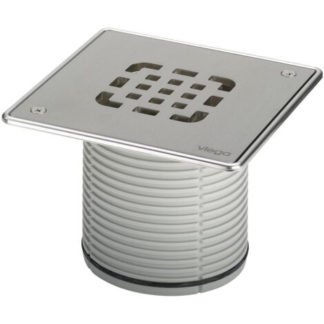 Viega Aufsatz 4934.6 in 150x150mm Kunststoff grau