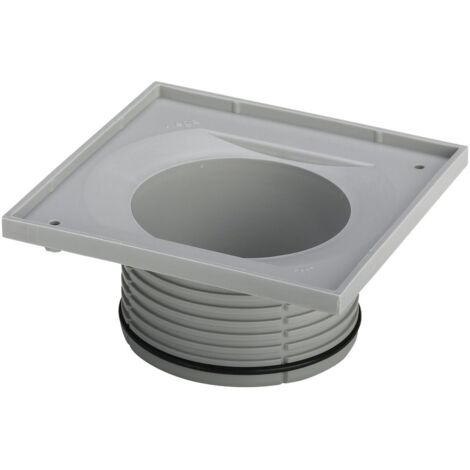 Viega Aufsatzrahmen 4912.2 in 150x150mm Kunststoff grau