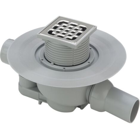 Viega Badablauf 4921.6 in DN40xDN50 Kunststoff grau