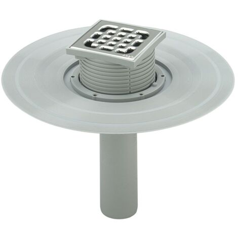 Viega Balkon-/Terrassenablauf Advantix 4944.2 in 100mm Kunststoff grau