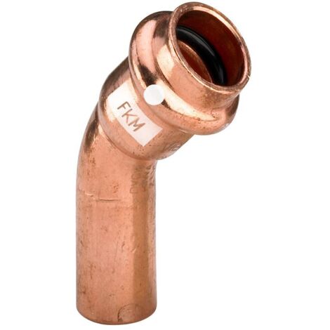 Viega Bogen 45 Grad mit SC Profipress S 4526.1 in 28mm Kupfer