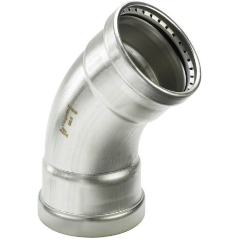 Viega Bogen 45 Grad mit SC Sanpress Inox 2326XLLF in LABS-frei in 88,9mm