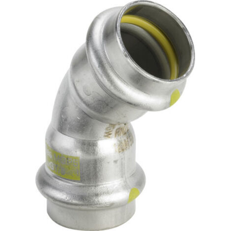 Viega Bogen 45 Grad SC Sanpress Inox G 0226 für Gas in 54mm Edelstahl