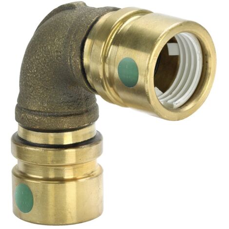 Viega Bogen 90 Grad mit SC Geopress 9616TW in 50mm Rotguss