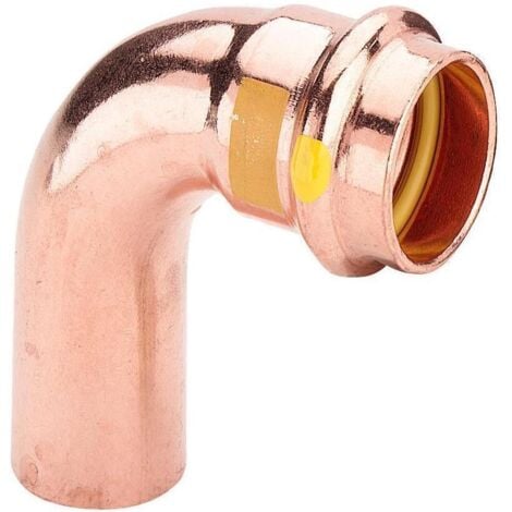 VIEGA ITALIA SRL Bogen 90 Grad mit SC Profipress G 2616.1 für Gas in 22mm Kupfer