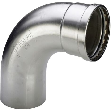 Viega Bogen 90 Grad mit SC Sanpress Inox 2316.1XLLF in LABS-frei in 76,1mm