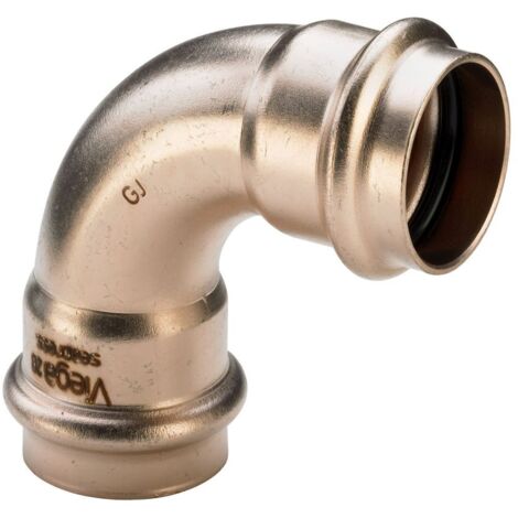 Viega Bogen 90 Grad Seapress 0316 in 22mm CuNiFe