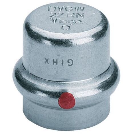 Viega Casquette Prestabo 643591 18 mm, acier non allié, zingué, SC-Contur