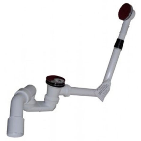 Viega Citaplex Vidage de baignoire avec trop-plein obturable clic clac chrome