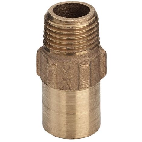 Viega Doppelnippel 94280G in 22mm x R3/4 Rotguss